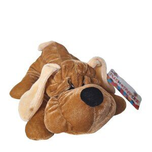 Toy Factory Brown Dog Plush Stuffed Animal 11"